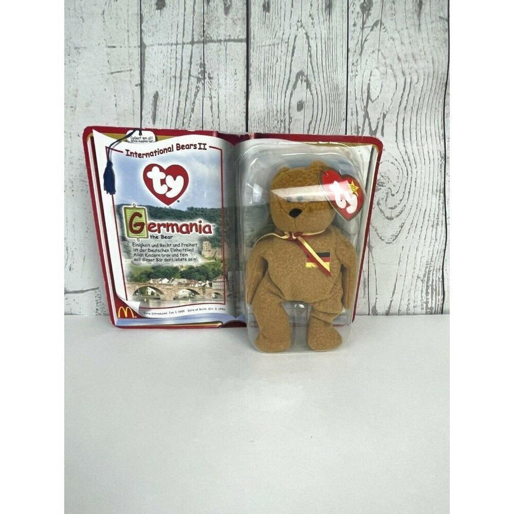 TY Beanie Babies Germania The Bear International II‎ Bears Rare McDonalds #2